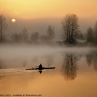 Buy canvas prints of Early morning paddle by detlef klahm