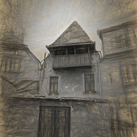Buy canvas prints of Ancient House from Old Town Sibiu Romania by Adrian Bud