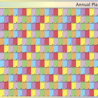 Buy canvas prints of Annual planner 2016 specific color for each day of by Adrian Bud