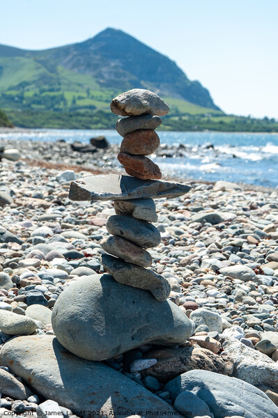 Gyrn Pebble Tower Picture Board by James Lavott