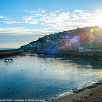 Buy canvas prints of Sunset At Mousehole by James Lavott