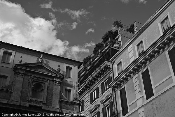 Rome Buildings Picture Board by James Lavott