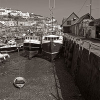Buy canvas prints of Mevagissey Trawlers by James Lavott