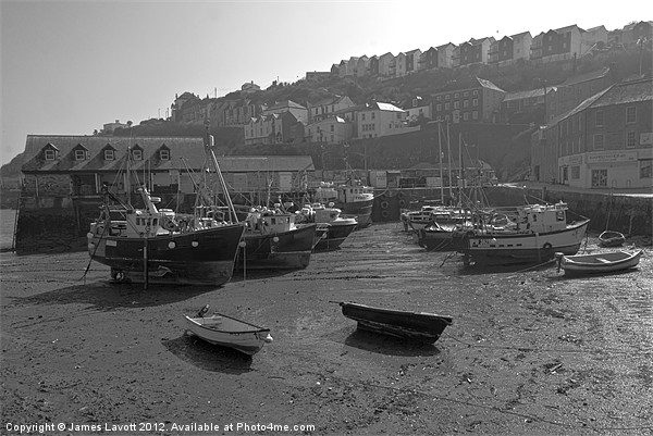 Mevagissey Trawlers At Rest Picture Board by James Lavott
