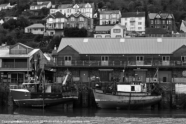 Trawlers On The Wall Picture Board by James Lavott