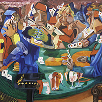 Buy canvas prints of Poker Night by James Lavott