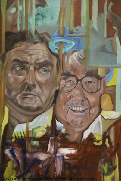 The Two Ronnies Picture Board by James Lavott