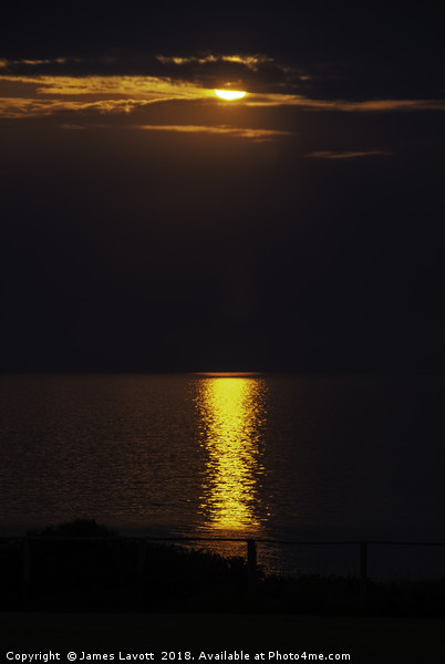 Caernarfon Bay Sunset Picture Board by James Lavott