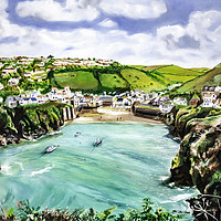 Buy canvas prints of Port Isaac by James Lavott