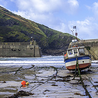 Buy canvas prints of Port Isaac Breakwater by James Lavott