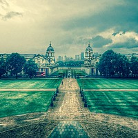 Buy canvas prints of View of Greenwich by Moty Dimant