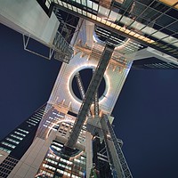 Buy canvas prints of Umeda Sky Building, Osaka Japan              by Moty Dimant