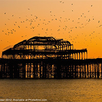Buy canvas prints of Brighton Pier by mark blower
