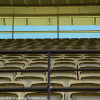 Buy canvas prints of Melbourne Cricket Club Seating by mark blower
