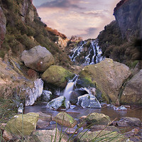 Buy canvas prints of Waterfalls by Darren Smith