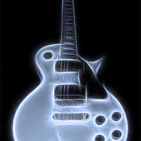 Buy canvas prints of Electric guitar by Darren Smith