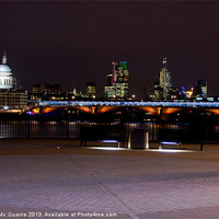 Buy canvas prints of London City Skyline by James Mc Quarrie