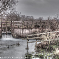 Buy canvas prints of Flood gate by James Mc Quarrie