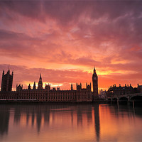 Buy canvas prints of The Houses Of Parliament by Sebastian Wuttke
