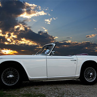 Buy canvas prints of TR5 Sunset by James Battersby