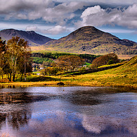 Buy canvas prints of Kelly hall tarn,Cumbria. by Kleve 