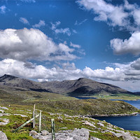 Buy canvas prints of Isle of Harris Mountains by Jacqi Elmslie