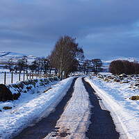 Buy canvas prints of Winter Landscape - the Scottish Highlands by Jacqi Elmslie