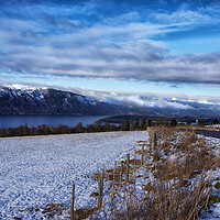 Buy canvas prints of Winter by Loch Ness by Jacqi Elmslie