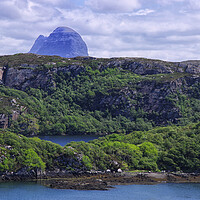 Buy canvas prints of Suilven from Baddidarach Lochinver by Jacqi Elmslie