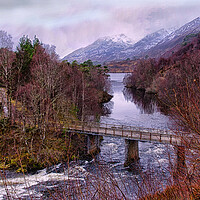 Buy canvas prints of Late Winter Glen Affric by Jacqi Elmslie