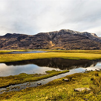 Buy canvas prints of Torridon Bay and Liatach by Jacqi Elmslie