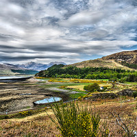 Buy canvas prints of Loch Carron by Jacqi Elmslie