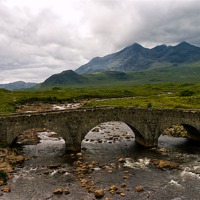 Buy canvas prints of Sligachan, Isle of Skye, Scotland by Jacqi Elmslie