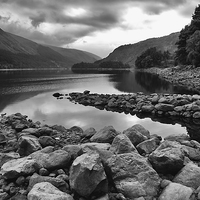 Buy canvas prints of Thirlmere Rocks by Jacqi Elmslie