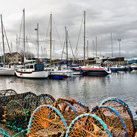 Buy canvas prints of Harbour Nairn Scotland by Jacqi Elmslie