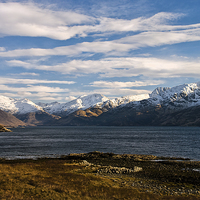 Buy canvas prints of Loch Hourn by Jacqi Elmslie