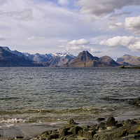 Buy canvas prints of Elgol and the Cuillin by Jacqi Elmslie