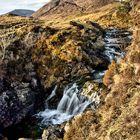Buy canvas prints of Isle of Skye Waterfall by Jacqi Elmslie