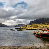 Buy canvas prints of Boat at Plockton by Jacqi Elmslie