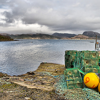Buy canvas prints of Plockton Harbour Scotland by Jacqi Elmslie