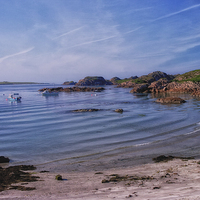 Buy canvas prints of  Fionnphort Bay by Jacqi Elmslie