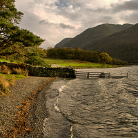 Buy canvas prints of  Storm Over Crummock Water by Jacqi Elmslie