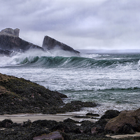 Buy canvas prints of  Wave Power by Jacqi Elmslie
