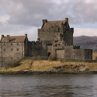 Buy canvas prints of  Eilean Donan Castle in Winter by Jacqi Elmslie