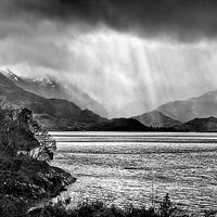 Buy canvas prints of  Stormy Loch Duich by Jacqi Elmslie