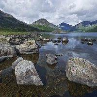 Buy canvas prints of Wastwater Lake District by Jacqi Elmslie