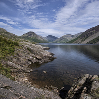 Buy canvas prints of  Wastwater Morning Lake District by Jacqi Elmslie