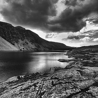 Buy canvas prints of Storm Over Wastwater  by Jacqi Elmslie