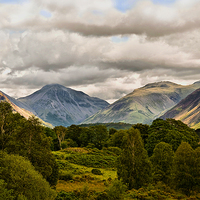 Buy canvas prints of  Beautiful Wasdale, Lake District by Jacqi Elmslie