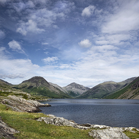 Buy canvas prints of Wastwater Lake Cumbria  by Jacqi Elmslie